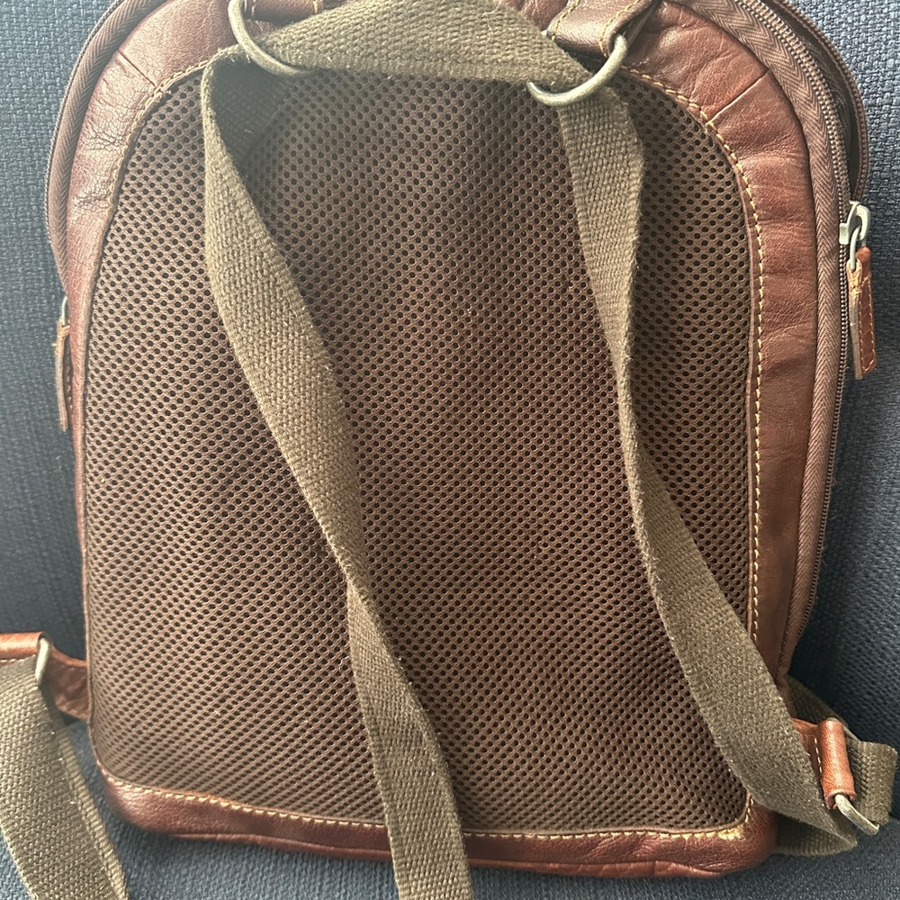 Rustic Dark Brown Purse Backpack - image 4